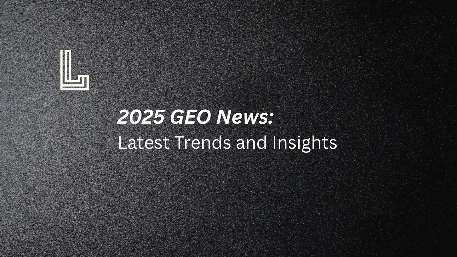 Generative Engine Optimization News