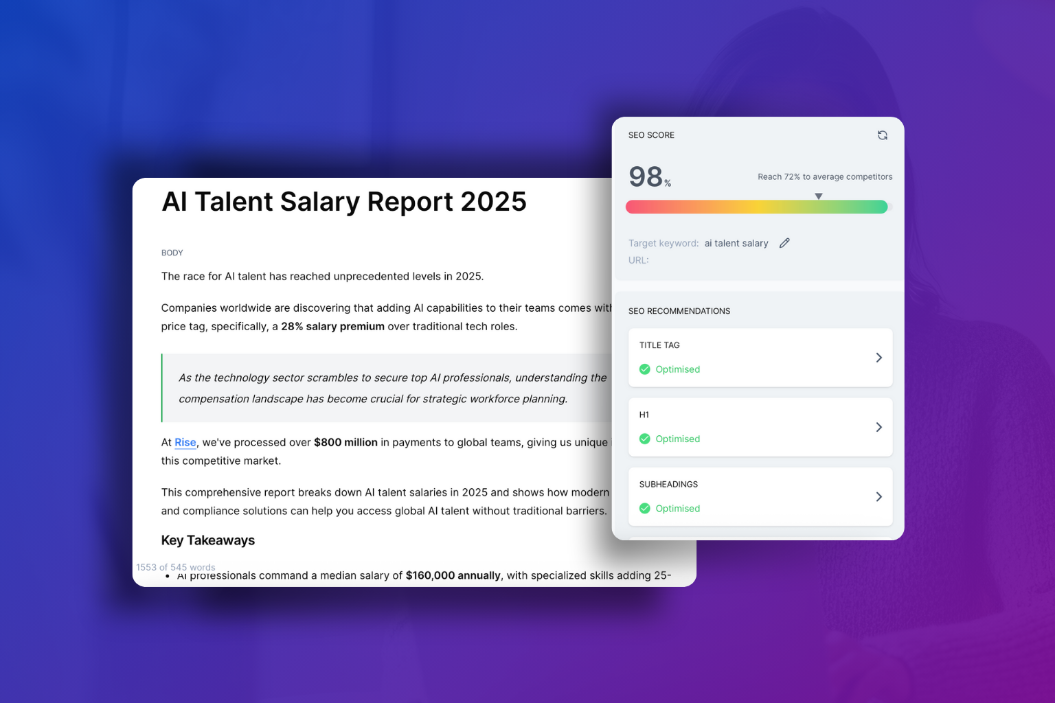 content writing for AI SEO - Best AI SEO agency